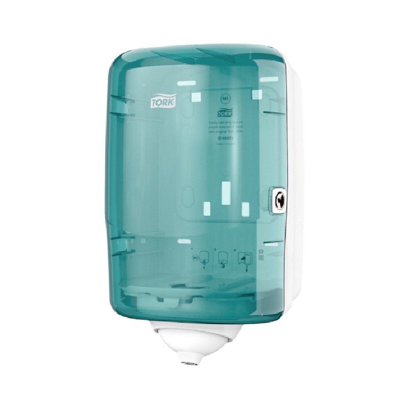 Dispenser Tork Reflex Mini M3, culoare alb/turcoaz