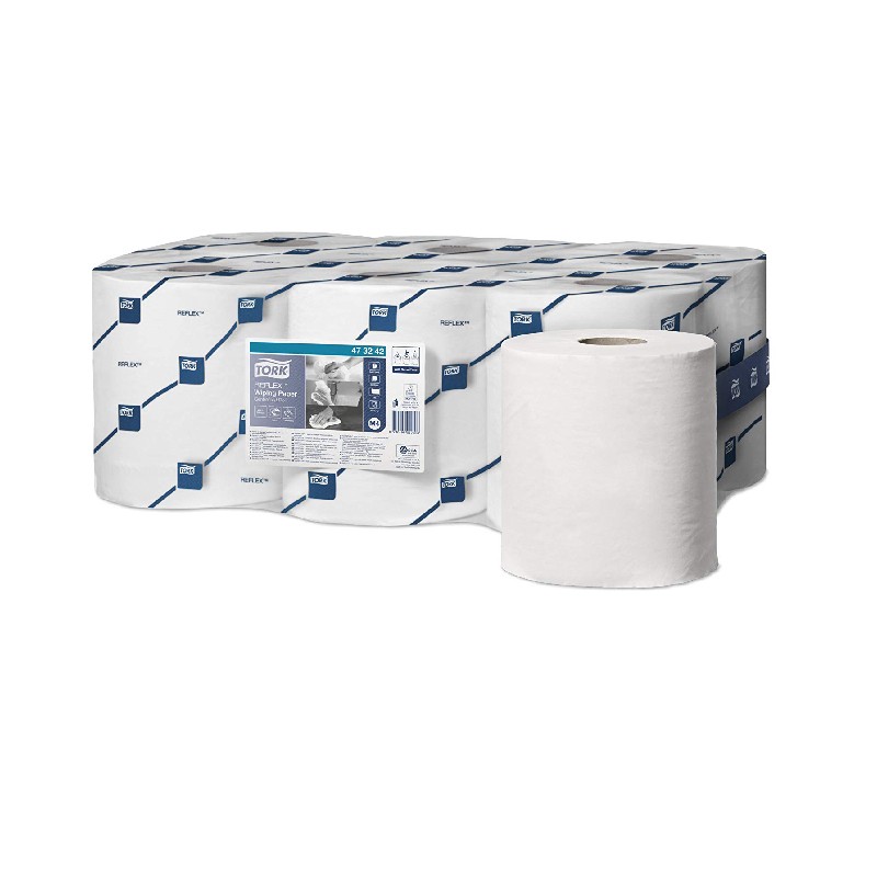 Rola lavete hartie Tork Midi Reflex 473242, gama Advanced, M4, 1 strat, 300m, culoare alb