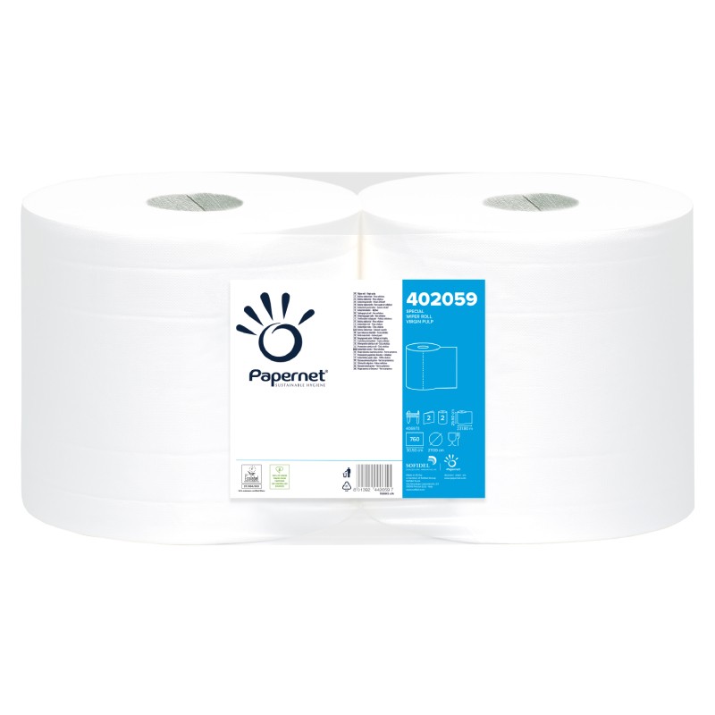 Set 2 lavete Papernet hartie, 2 straturi, 25.7x30.5cm, 231.8m