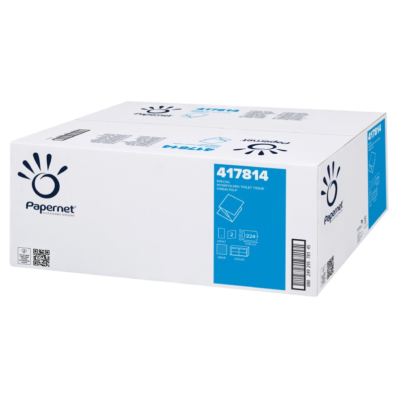 Set 40 pachete de Hartie igienica Papernet ZZ, 2 straturi