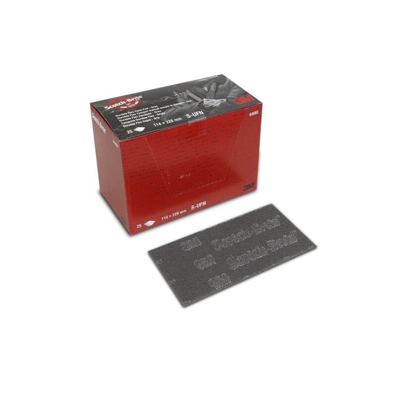 Set 20xPad abraziv 3M 7448+ Scotch Brite HP-HP PRO UFN 158x224mm, gri