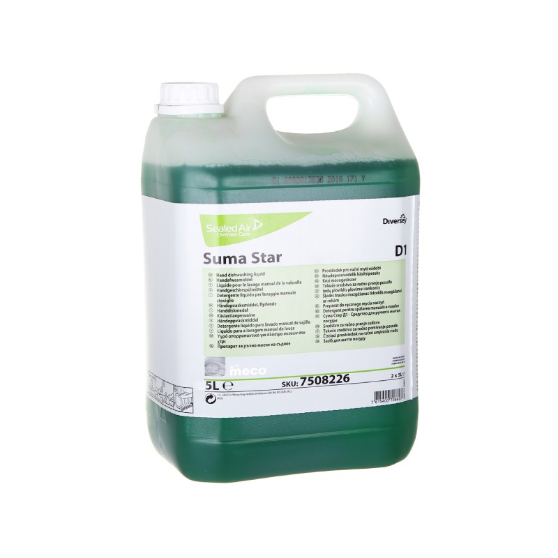 Detergent pentru spalarea manuala a vaselor, Diversey Suma Star D1, 5L