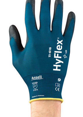 Manusi Ansell HyFlex 11-616, pentru mare precizie, ultra-usoare, imersate, marimea 9