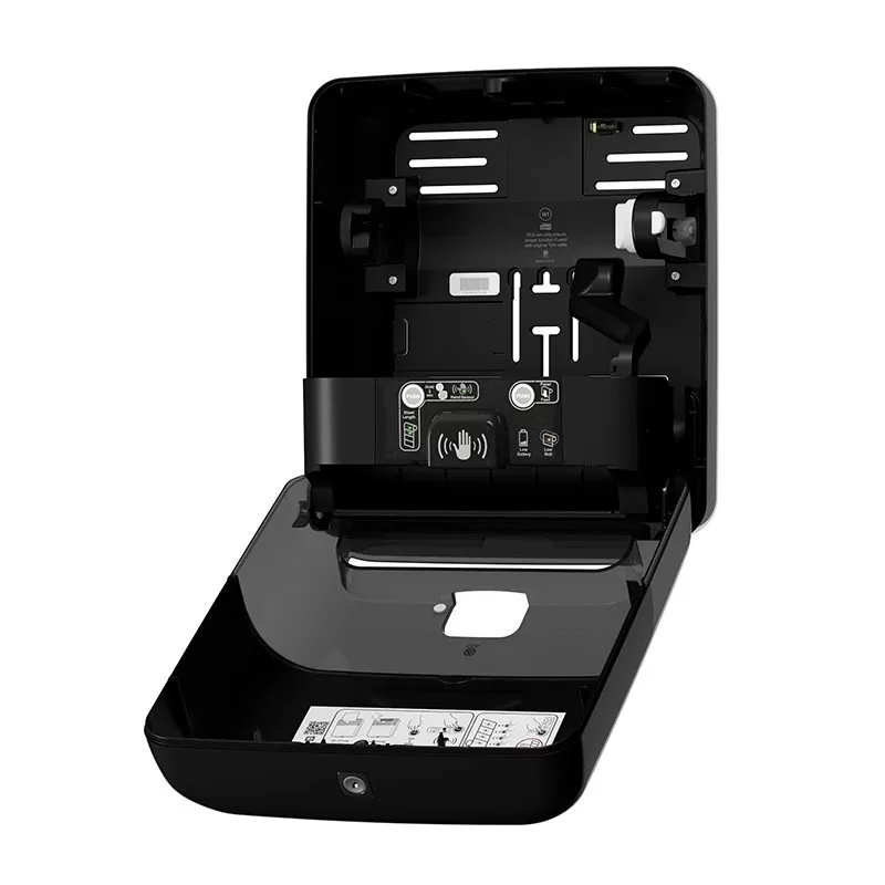 Dispenser prosoape Tork Matic, negru, cu senzor, gama Elevation - TotalClean.ro Dispenser prosoape Tork Matic, negru, cu senzor, gama Elevation
