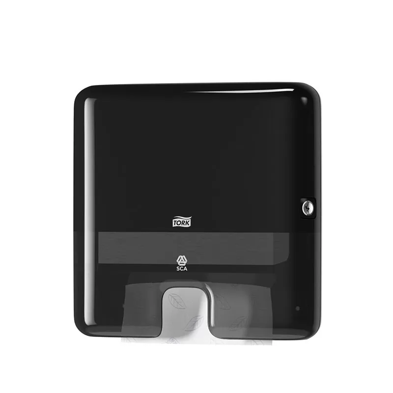 Dispenser prosoape Tork Xpress Multifold Mini, negru, gama Elevation