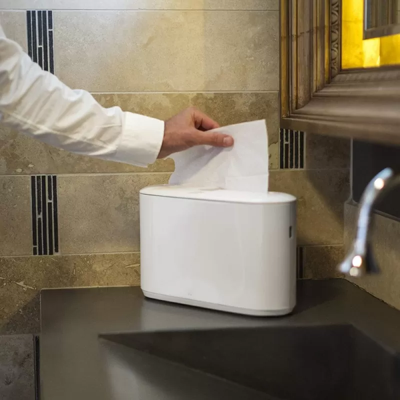 Dispenser prosoape Tork Xpress Countertop, alb, gama Elevation - TotalClean.ro Dispenser prosoape Tork Xpress Countertop, alb, gama Elevation