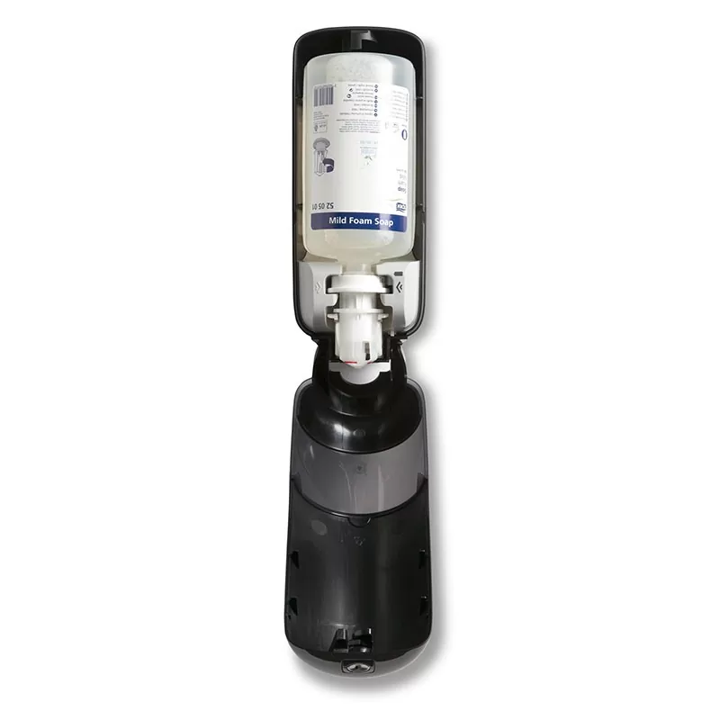 Dispenser sapun spuma Tork, cu senzor, negru, gama Elevation