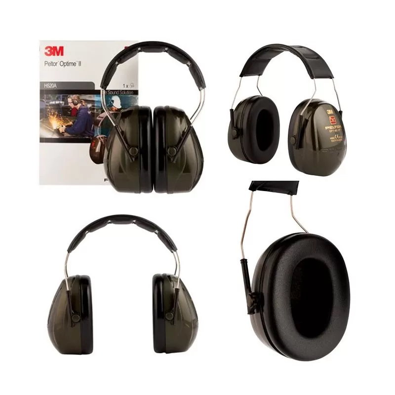 3M H520A-407-GQ Peltor Optime II Antifoane externe cu banda pentru fixarea pe cap - TotalClean.ro 3M H520A-407-GQ Peltor Optime II Antifoane externe cu banda pentru fixarea pe cap