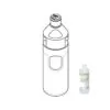 Recipient cu capac de aplicare, personalizat Diversey D1, 750ml