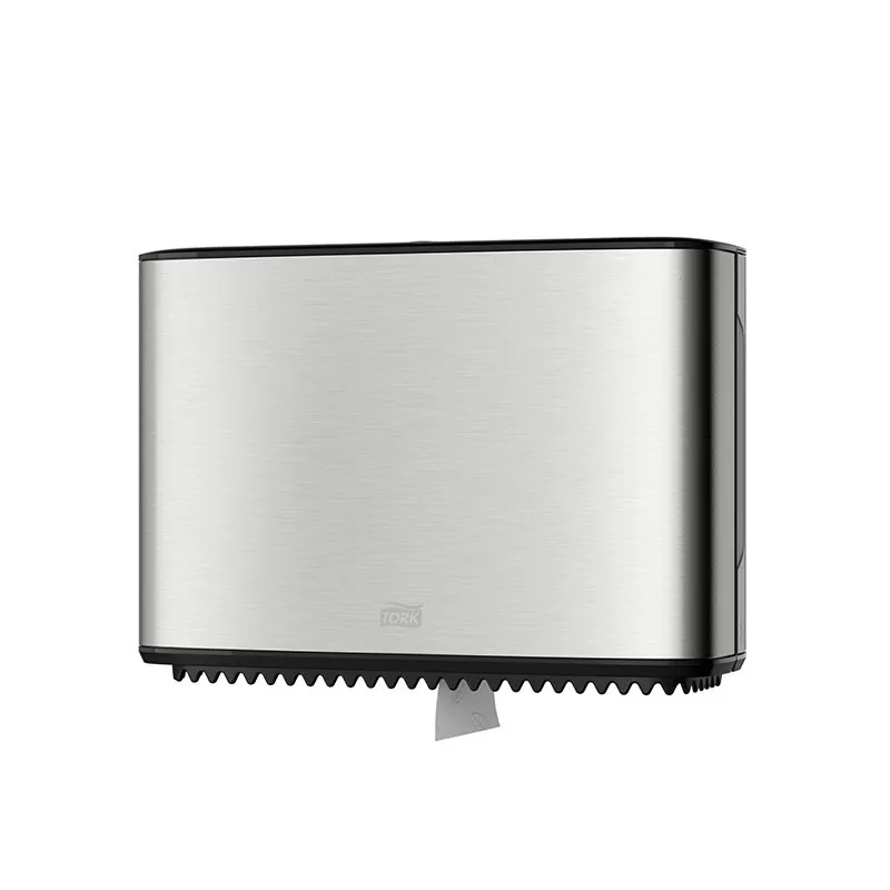 Dispenser hartie igienica Tork Mini Jumbo, inox, gama Image Design - TotalClean.ro Dispenser hartie igienica Tork Mini Jumbo, inox, gama Image Design