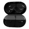 Dispenser hartie igienica Tork SmartOne Twin Mini, negru, gama Elevation - TotalClean.ro Dispenser hartie igienica Tork SmartOne Twin Mini, negru, gama Elevation