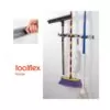 Set 5 Carlige pentru suport depozitare Toolflex Home H-01, culoare negru