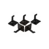 Set 5 Carlige pentru suport depozitare Toolflex Home H-01, culoare negru