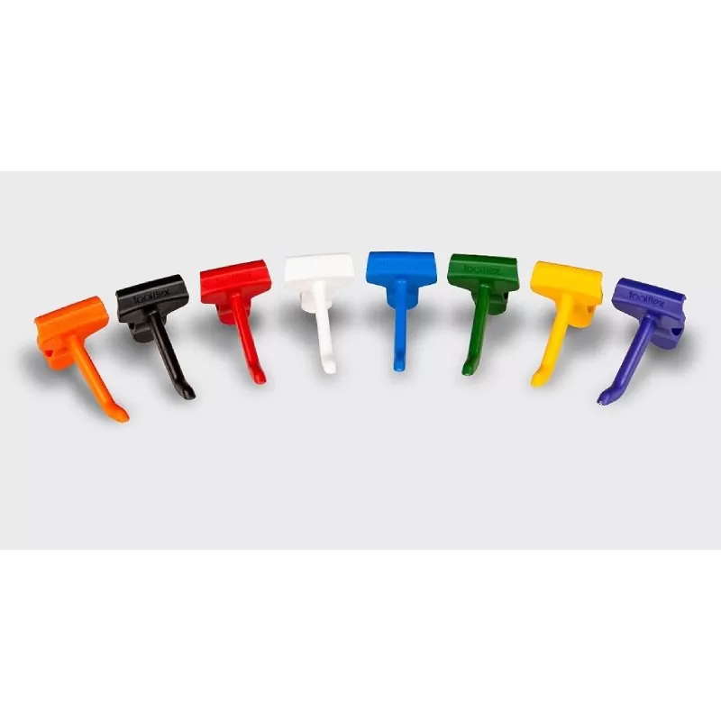 Set 3 Carlige pentru suport depozitare Toolflex Professional One P-01, culoare verde - TotalClean.ro Set 3 Carlige pentru suport depozitare Toolflex Professional One P-01, culoare verde