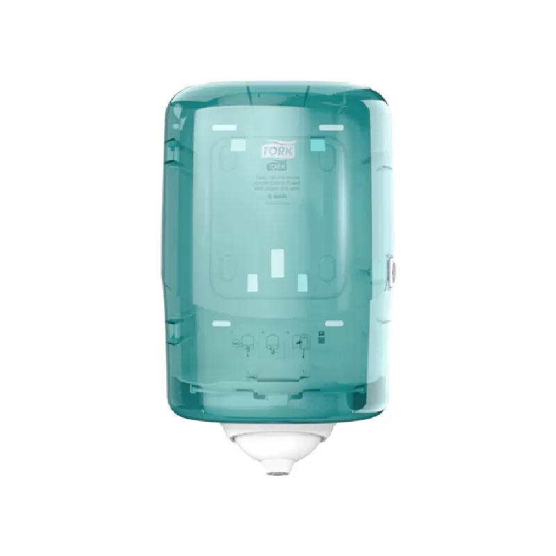 Dispenser Tork Reflex Mini M3, culoare alb/turcoaz - TotalClean.ro Dispenser Tork Reflex Mini M3, culoare alb/turcoaz