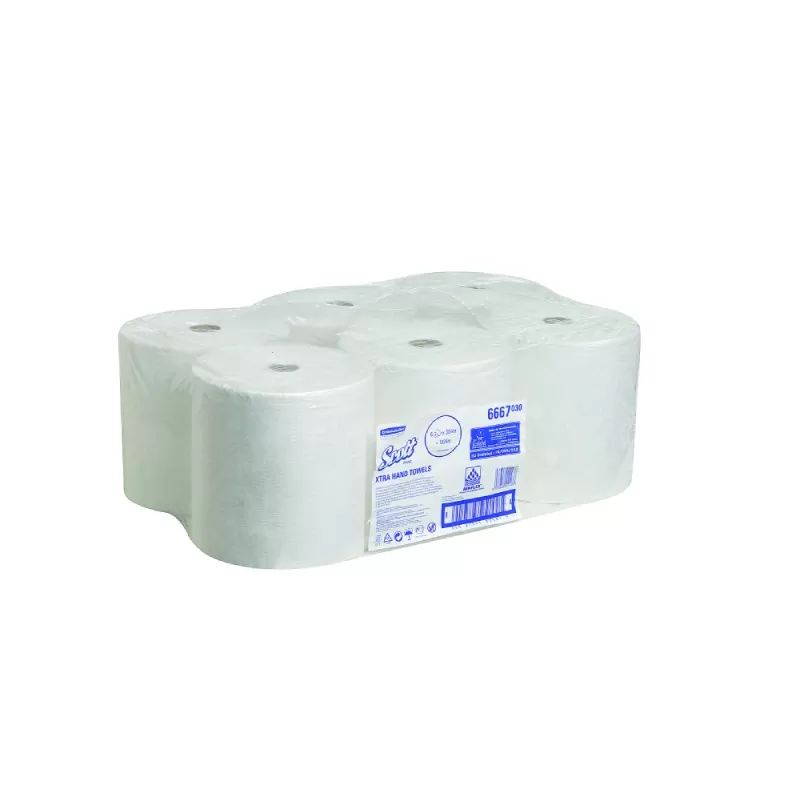 Prosoape Rola Kimberly Clark Scott, 6667, 1 strat, 305 m - TotalClean.ro Prosoape Rola Kimberly Clark Scott, 6667, 1 strat, 305 m