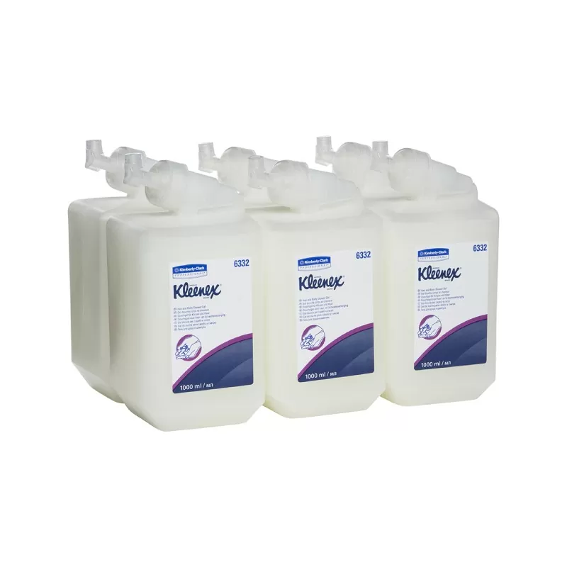 Sapun lichid Hair&Body, Kimberly Clark Kleenex, 6332, 1L - TotalClean.ro Sapun lichid Hair&Body, Kimberly Clark Kleenex, 6332, 1L