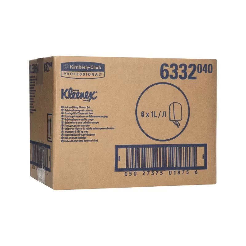 Sapun lichid Hair&Body, Kimberly Clark Kleenex, 6332, 1L - TotalClean.ro Sapun lichid Hair&Body, Kimberly Clark Kleenex, 6332, 1L