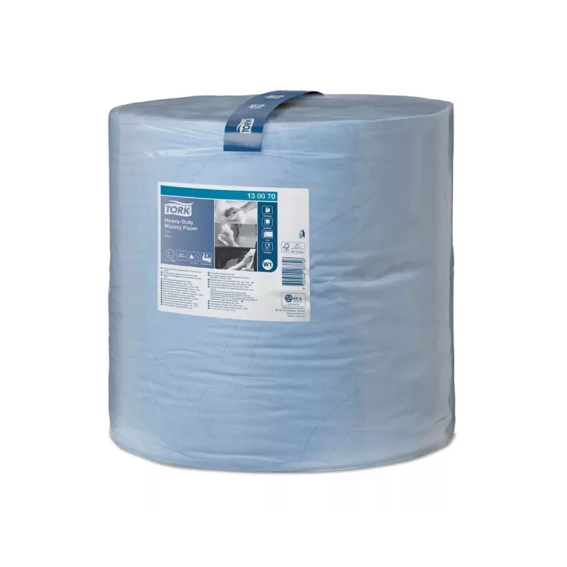 Rola lavete industriale hartie Tork 130070, Advanced 430, 2 straturi, 340 m, culoare albastru - TotalClean.ro Rola lavete industriale hartie Tork 130070, Advanced 430, 2 straturi, 340 m, culoare albastru