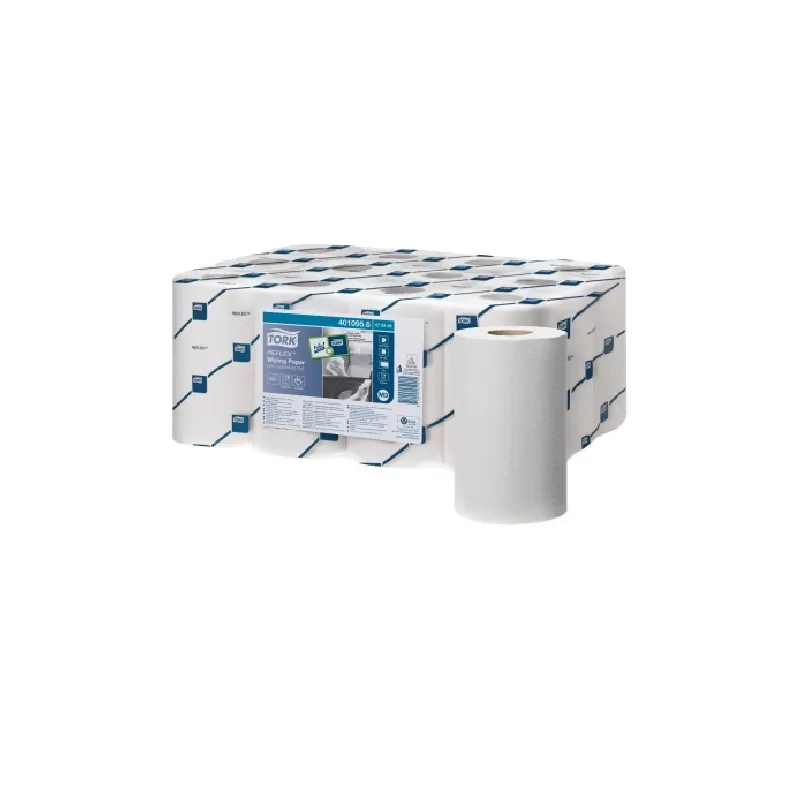 Rola Laveta hartie Tork 473246 Reflex, minirola, 1 strat, 120m, culoare alb