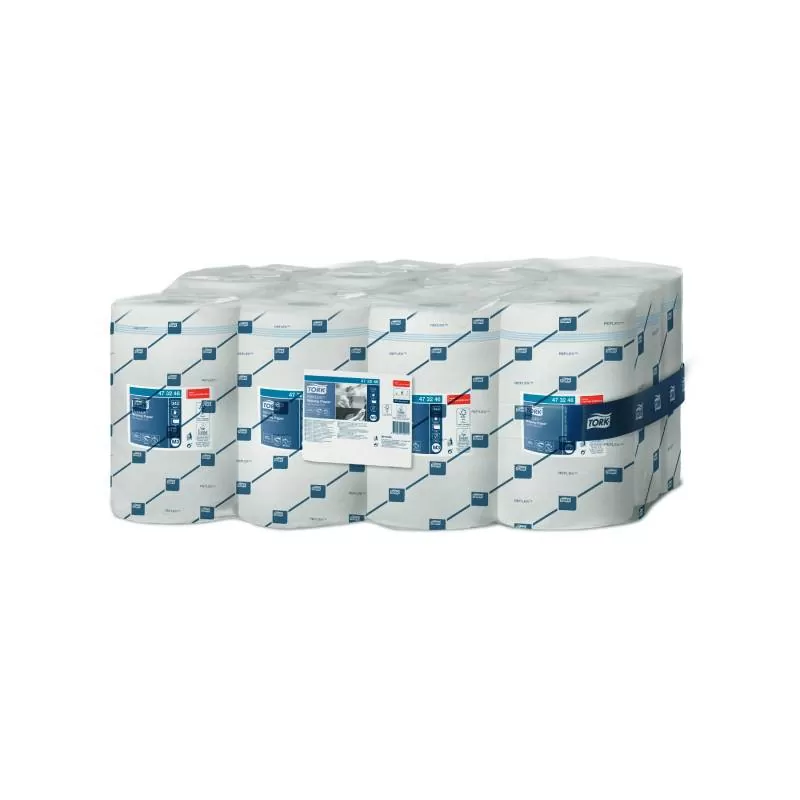 Rola Laveta hartie Tork 473246 Reflex, minirola, 1 strat, 120m, culoare alb