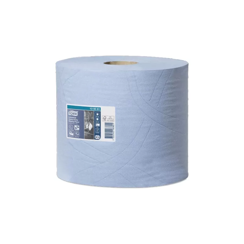 Hartie de sters industriala ultra-rezistenta, Tork Premium, W1/W2, 3 straturi, 119 m, culoare albastru - TotalClean.ro Hartie de sters industriala ultra-rezistenta, Tork Premium, W1/W2, 3 straturi, 119 m, culoare albastru