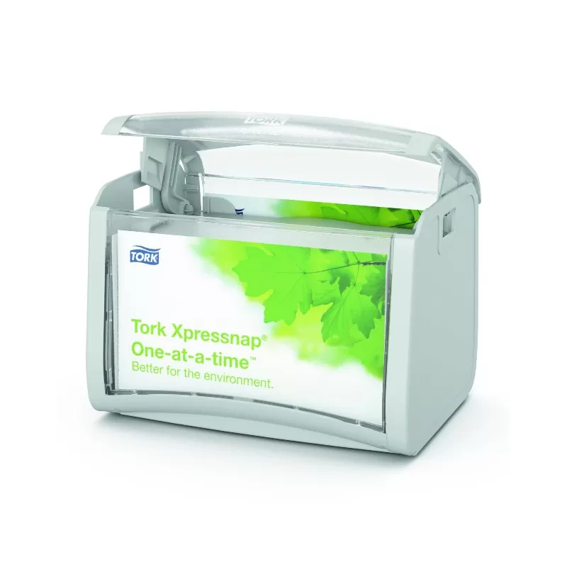 Dispenser Servetele, Tork Xpressnap Tabletop, N4, culoare gri - TotalClean.ro Dispenser Servetele, Tork Xpressnap Tabletop, N4, culoare gri