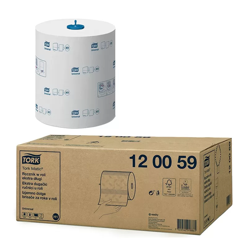 Prosop de hartie TORK Matic, gama Universal, 1 strat, 280m