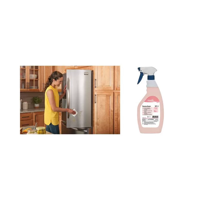 Solutie curatat suprafete de inox, Suma Inox D7.1, Diversey 7509054, 0.75L - TotalClean.ro Solutie curatat suprafete de inox, Suma Inox D7.1, Diversey 7509054, 0.75L