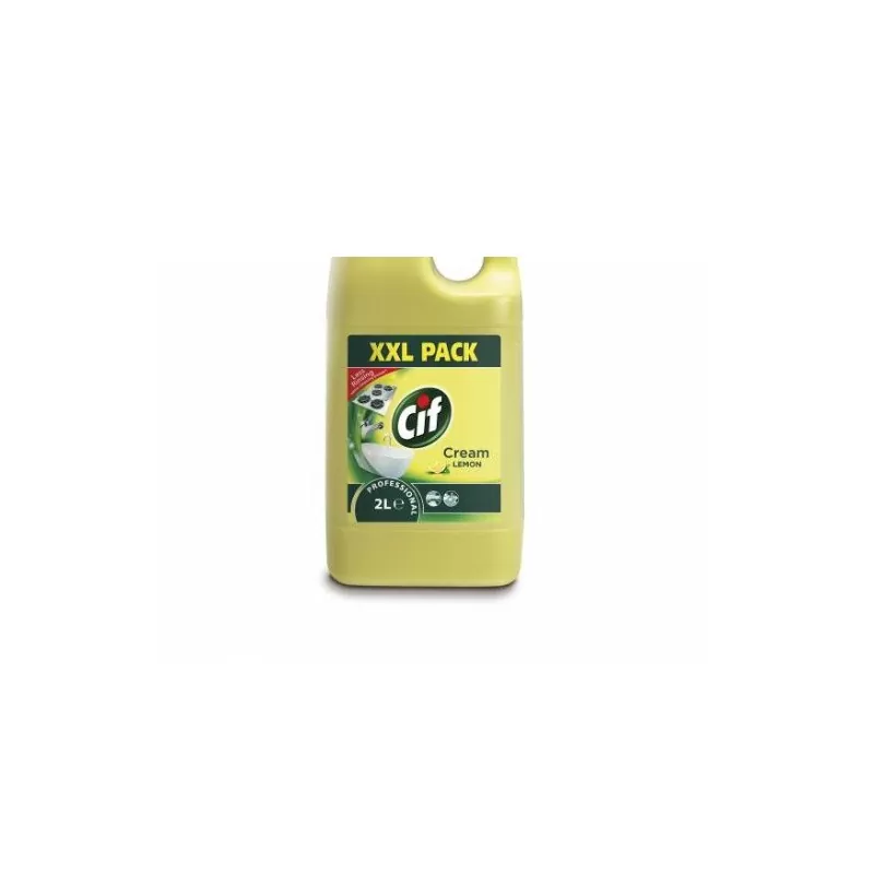 Solutie Cif Profesional Cream Lemon, Diversey , 2L - TotalClean.ro Solutie Cif Profesional Cream Lemon, Diversey , 2L