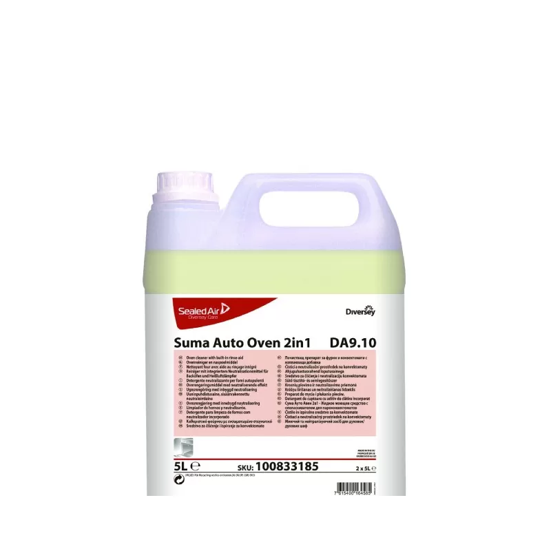 Detergent concentrat 2in1 pentru cuptor, Suma Auto Oven 2in1 DA9.10, Diversey, 5L - TotalClean.ro Detergent concentrat 2in1 pentru cuptor, Suma Auto Oven 2in1 DA9.10, Diversey, 5L