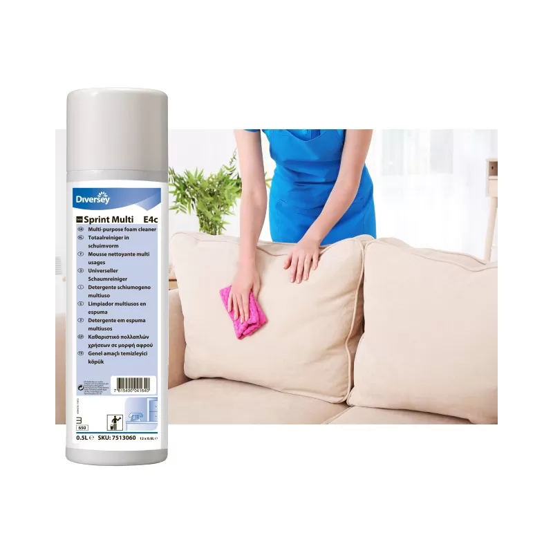 Spray spuma activa pentru suprafete lavabile, Taski Sprint Multi, Diversey, 0.5L - TotalClean.ro Spray spuma activa pentru suprafete lavabile, Taski Sprint Multi, Diversey, 0.5L