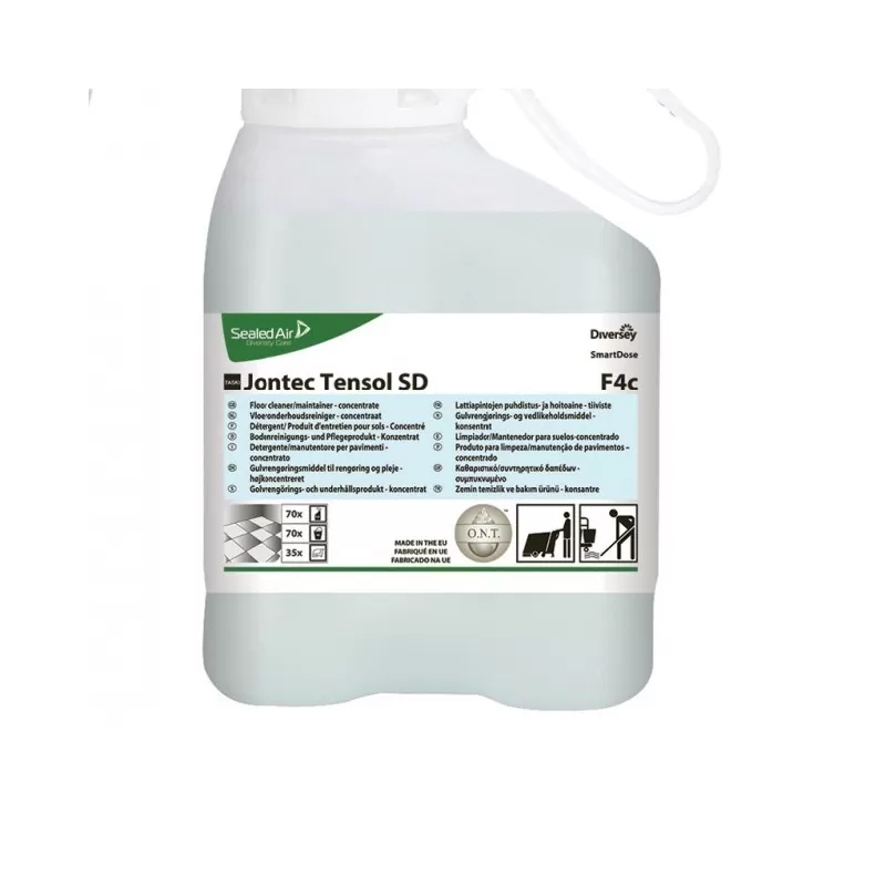Detergent concentrat pentru pardosea, Taski Jontec Tensol SmartDose, Diversey, 1.4L