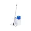 Galeata UltraSpeed Mini Starter Kit, Vileda Professional, cu storcator pentru mop plat 34 cm, culoare albastru