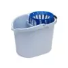 Galeata ovala cu storcator SuperMop, Vileda Professional, 10L, culoarea albastru