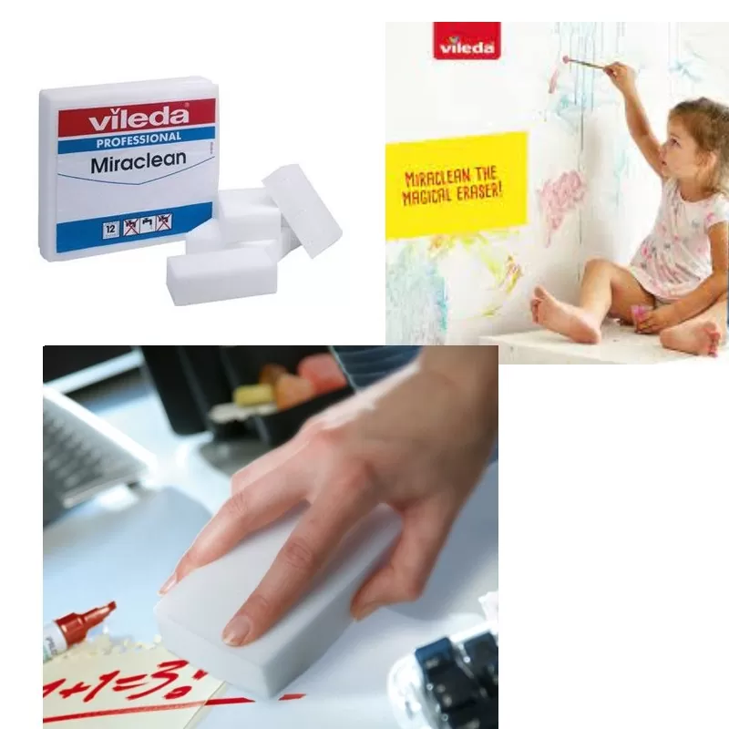 Burete special Vileda MIRACLEAN, culoare alb, 10 cm x 6 cm