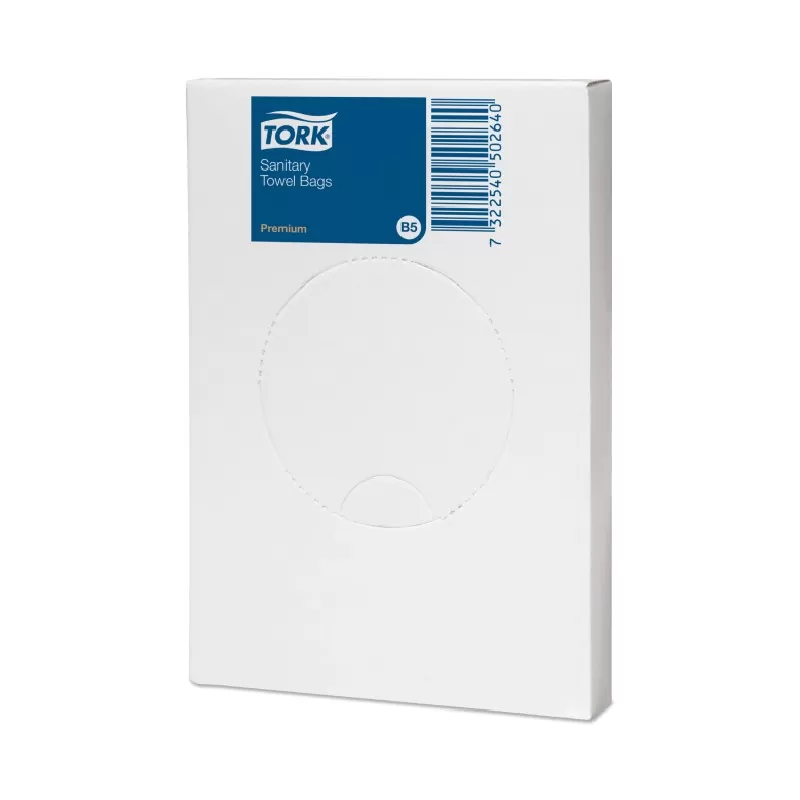 Punguțe Igienice Tork Premium, B5, culoare alb - TotalClean.ro Punguțe Igienice Tork Premium, B5, culoare alb