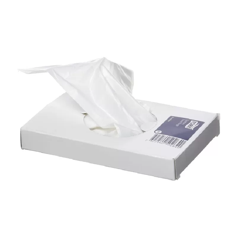 Punguțe Igienice Tork Premium, B5, culoare alb - TotalClean.ro Punguțe Igienice Tork Premium, B5, culoare alb