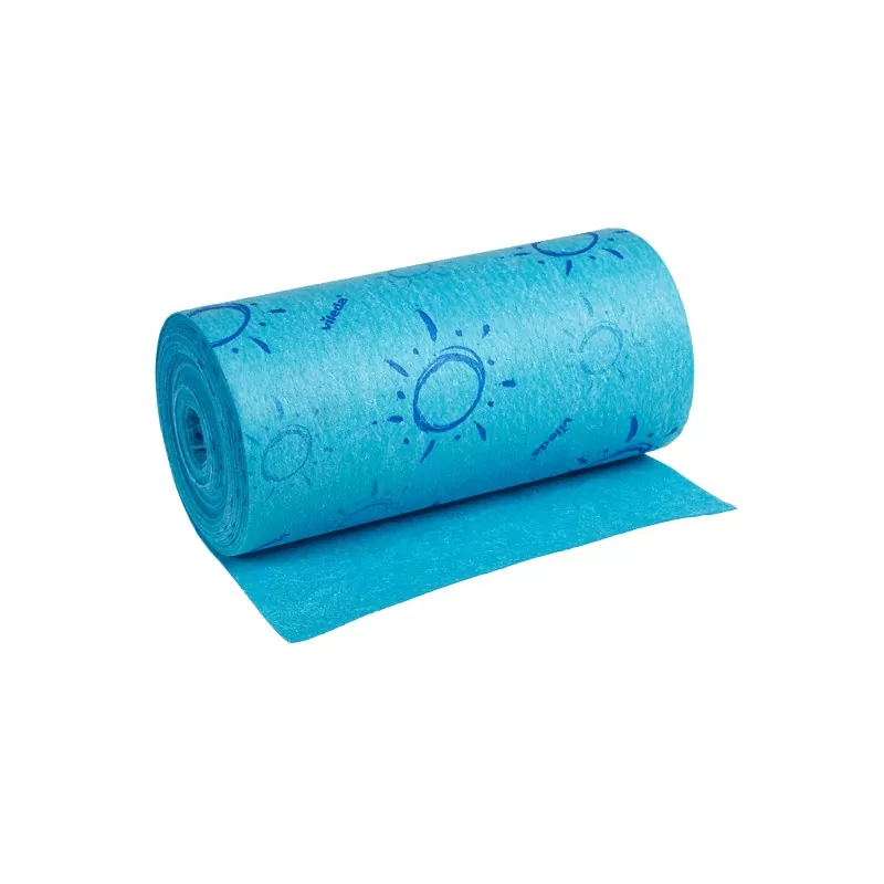 Laveta Vileda Quick'n Dry, material celuloza/bumbac, albastru