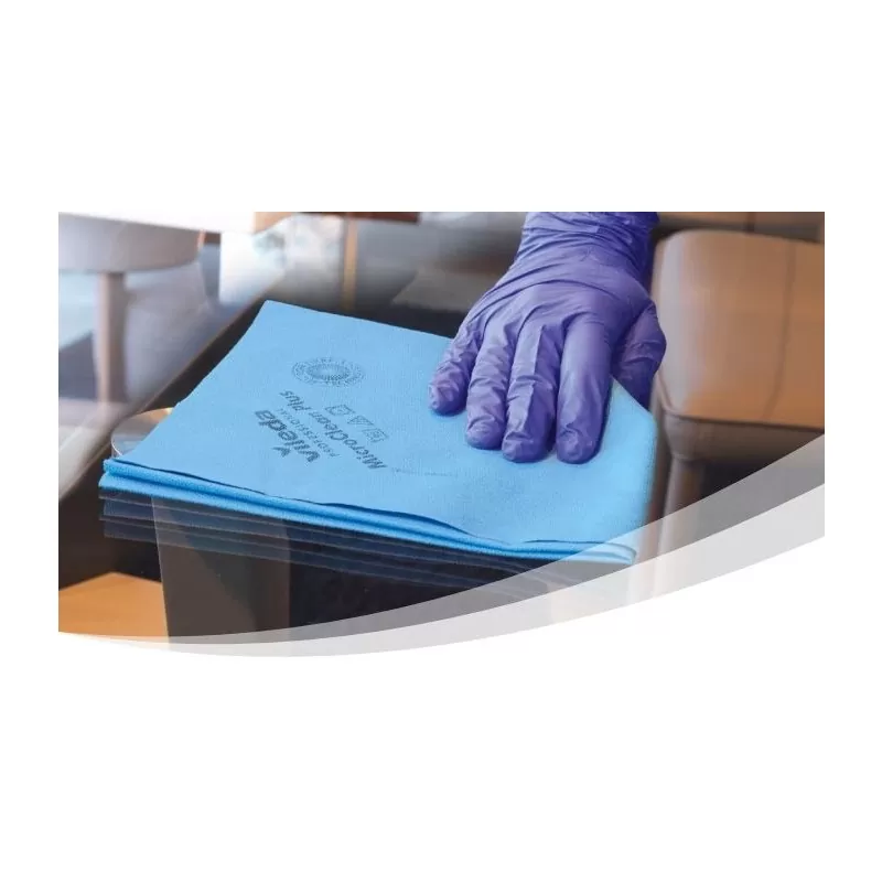 Laveta MicroClean Plus, 40x45cm, culoarea albastru