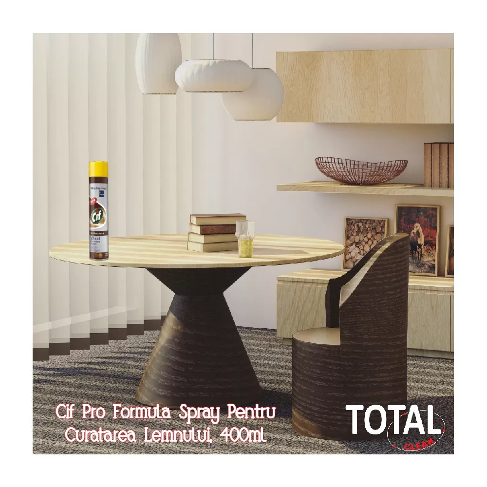 Cif Pro Formula Spray Pentru Curăţarea Lemnului, 400ml