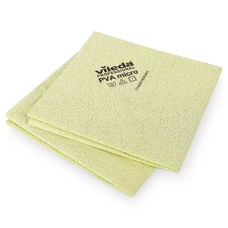 Laveta microfibra Vileda PVAmicro, culoare galben, 1 set * 5 bucati - TotalClean.ro Laveta microfibra Vileda PVAmicro, culoare galben, 1 set * 5 bucati