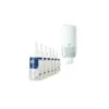 Pachet 6xSapun spray Tork Universal 1L, si Dozator sapun lichid si spray, alb