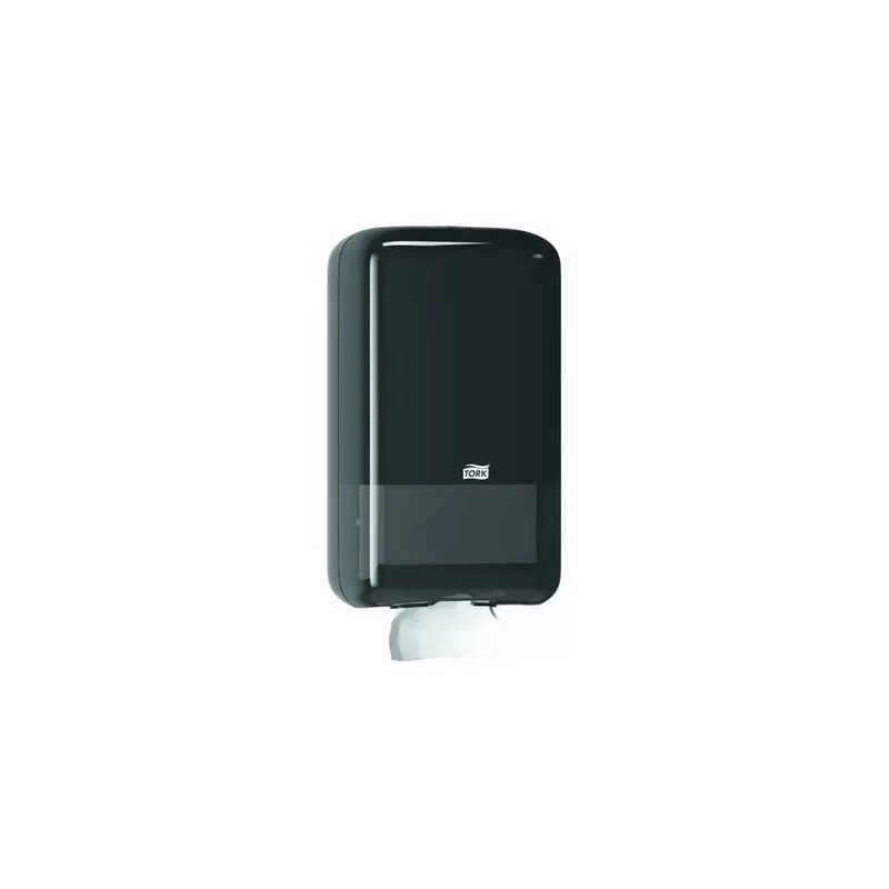 Pachet Hartie igienica Tork Bulk, gama Advanced, 2 straturi si Dozator Hartie Igienica Portionata Tork Folded, negru