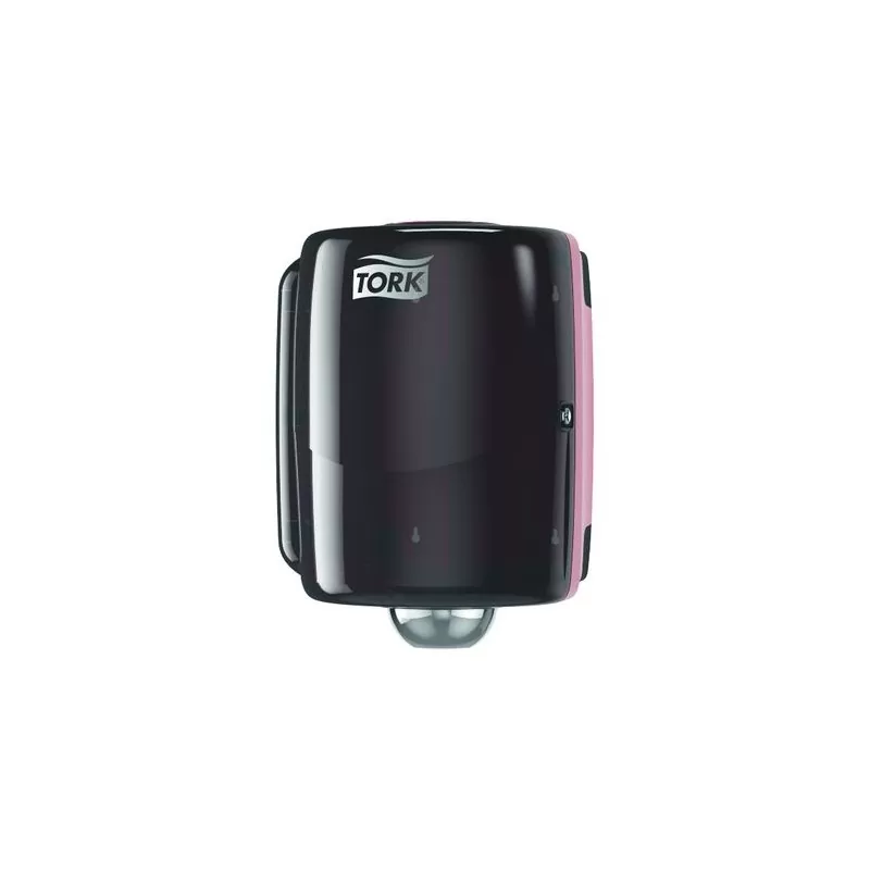 Pachet 2*Role hartie industriala ultra-rezistenta Tork si Dozator pentru lavete Tork Centrefeed Maxi, rosu/negru