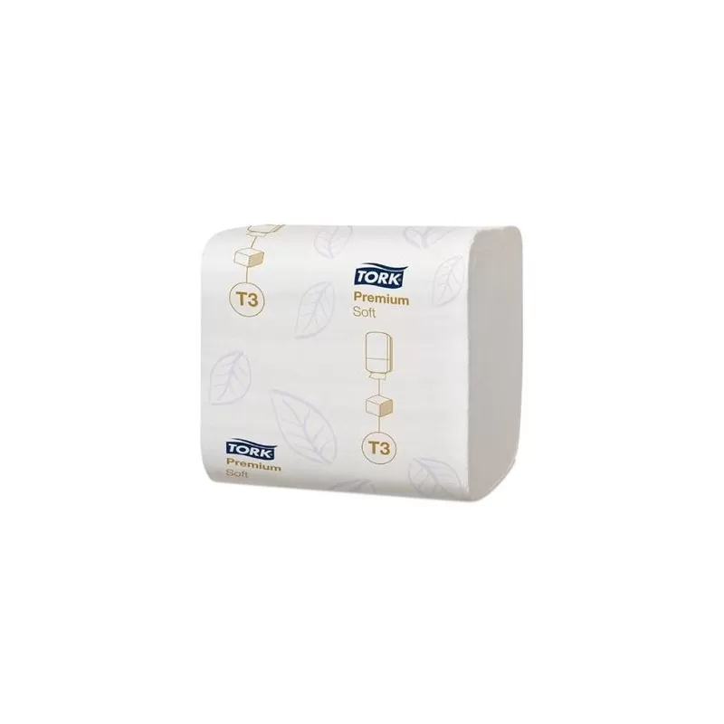 Pachet Hartie igienica Tork Bulk Soft, 2 straturi si Dozator Hartie Igienica Portionata Tork Folded, alb