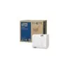 Pachet Hartie igienica Tork Bulk, 2 straturi, alb si Dozator Hartie Igienica Portionata Tork Folded, alb