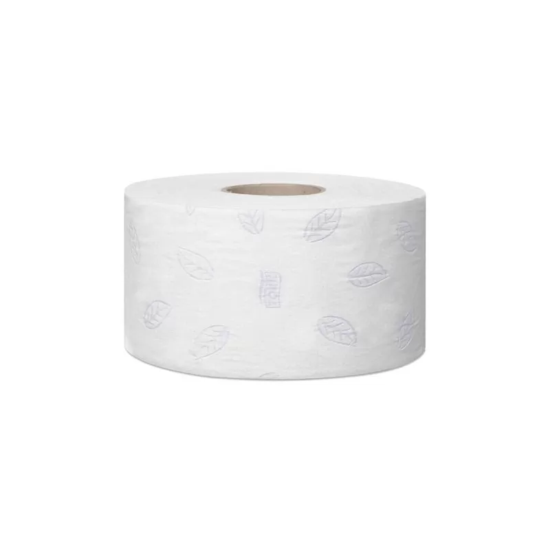 Pachet Hartie igienica Tork Extra Soft Mini Jumbo Premium, T2, 3 straturi, alb si Dozator hartie igienica Tork mini, T2, negru - TotalClean.ro Pachet Hartie igienica Tork Extra Soft Mini Jumbo Premium, T2, 3 straturi, alb si Dozator hartie igienica Tork mini, T2, negru