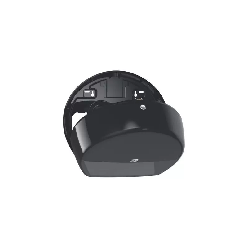 Pachet Hartie igienica Tork Extra Soft Mini Jumbo Premium, T2, 3 straturi, alb si Dozator hartie igienica Tork mini, T2, negru - TotalClean.ro Pachet Hartie igienica Tork Extra Soft Mini Jumbo Premium, T2, 3 straturi, alb si Dozator hartie igienica Tork mini, T2, negru