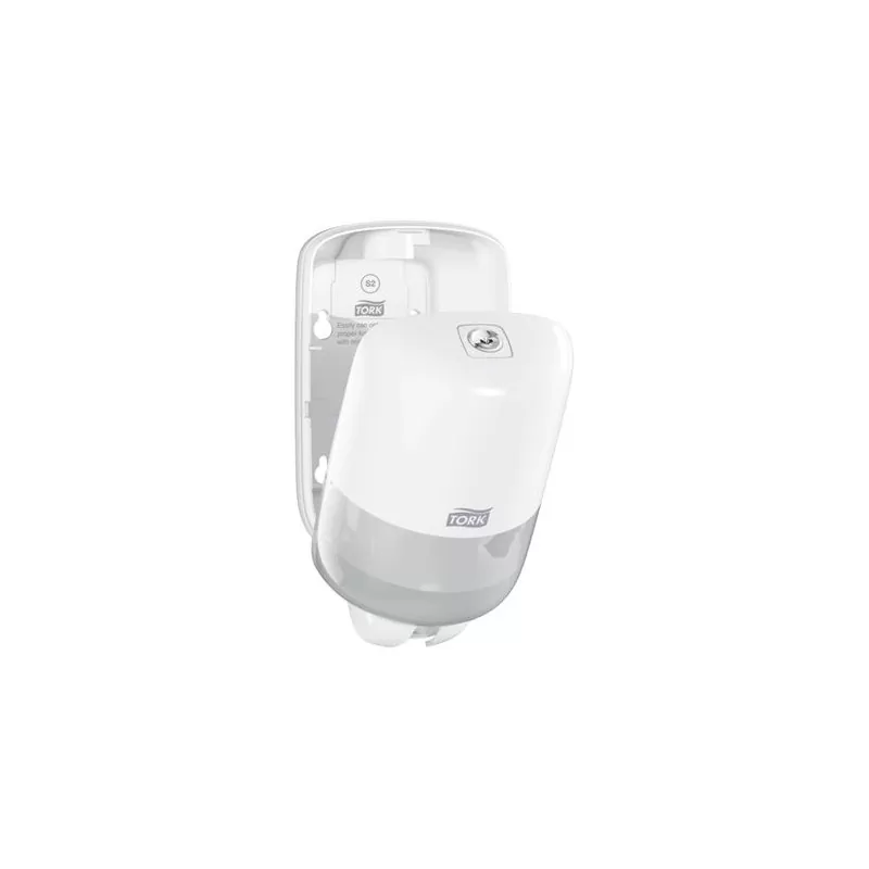 Pachet 8xSapun lichid mini Tork Premium, S2, 475ml si Dozator sapun lichid Tork S2, alb